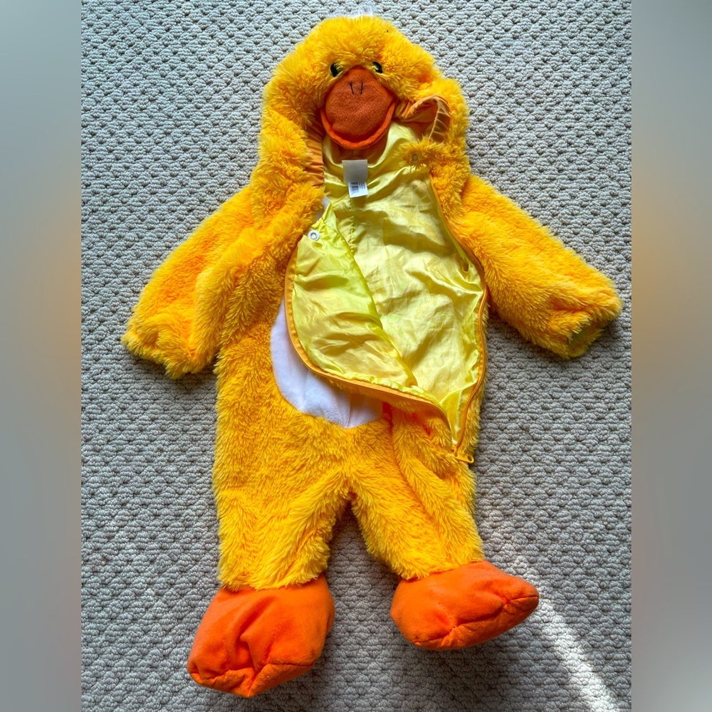 Infant duck costume. Size 6-12M.